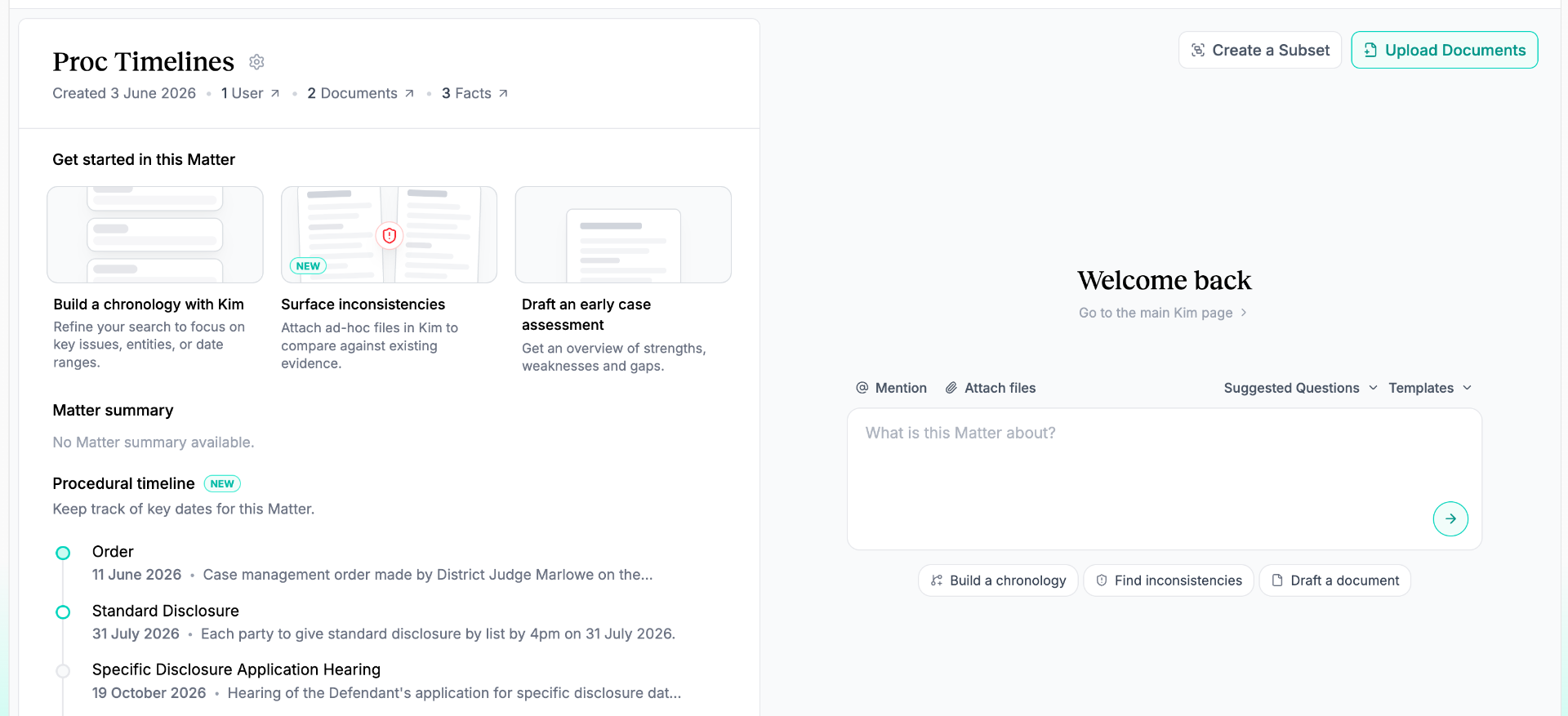 Matter overview